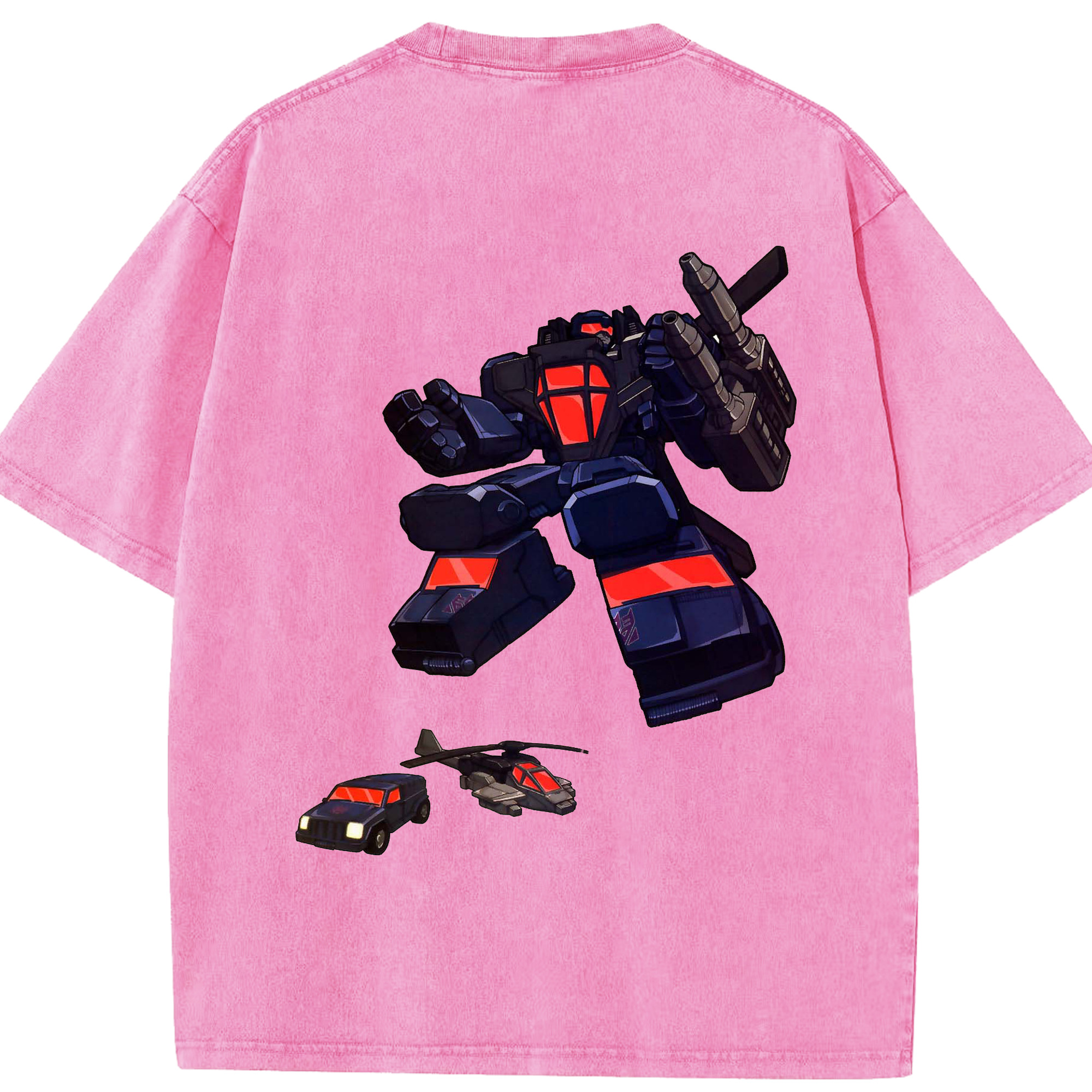 （画像用）  綿100% ヴィンテージ風 半袖Tシャツ（背面プリント）